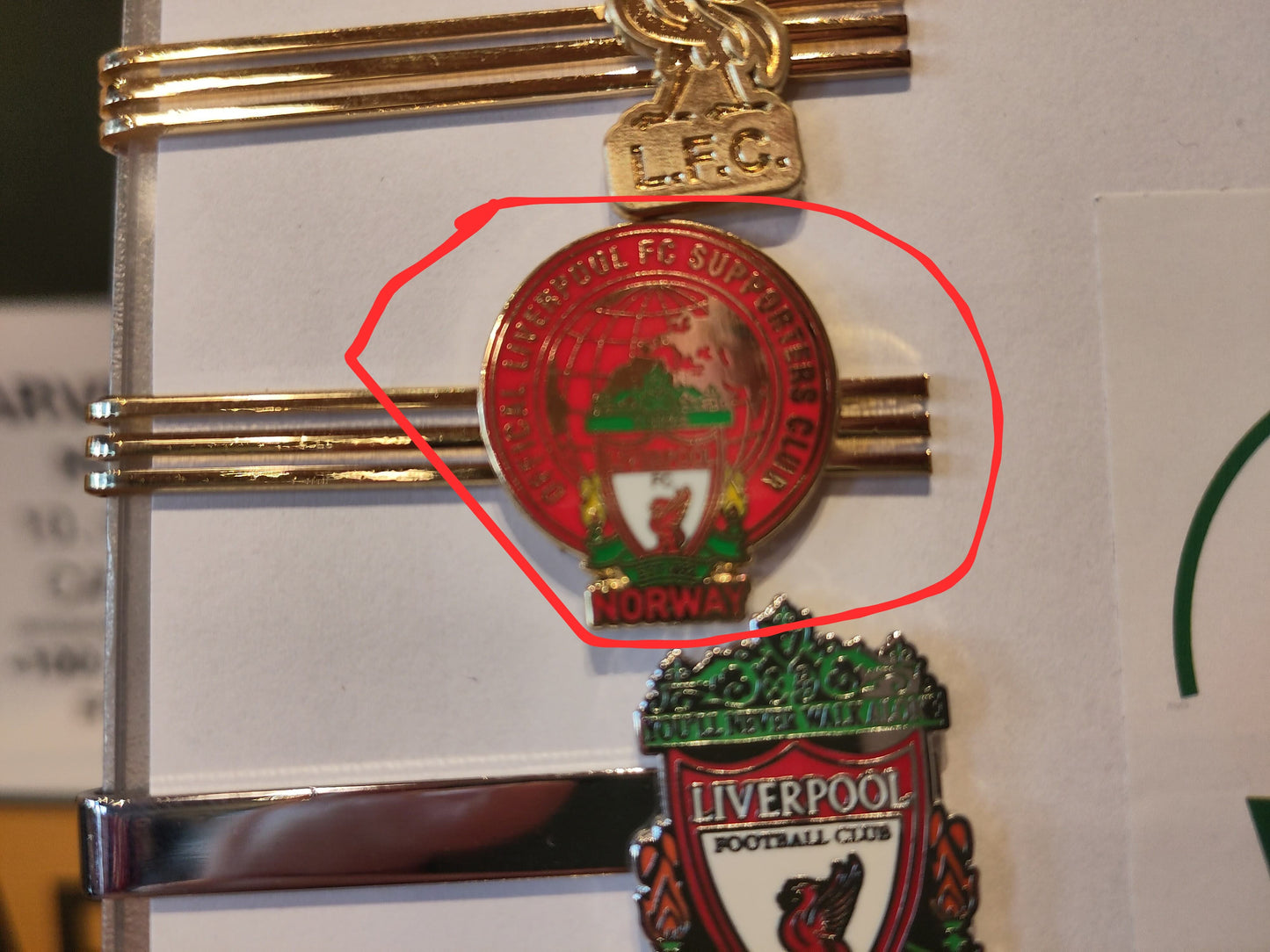 Slipsnåler (fotball diverse)*