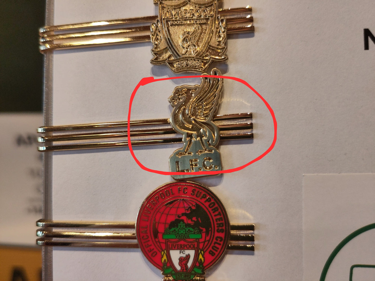 Slipsnåler (fotball diverse)*