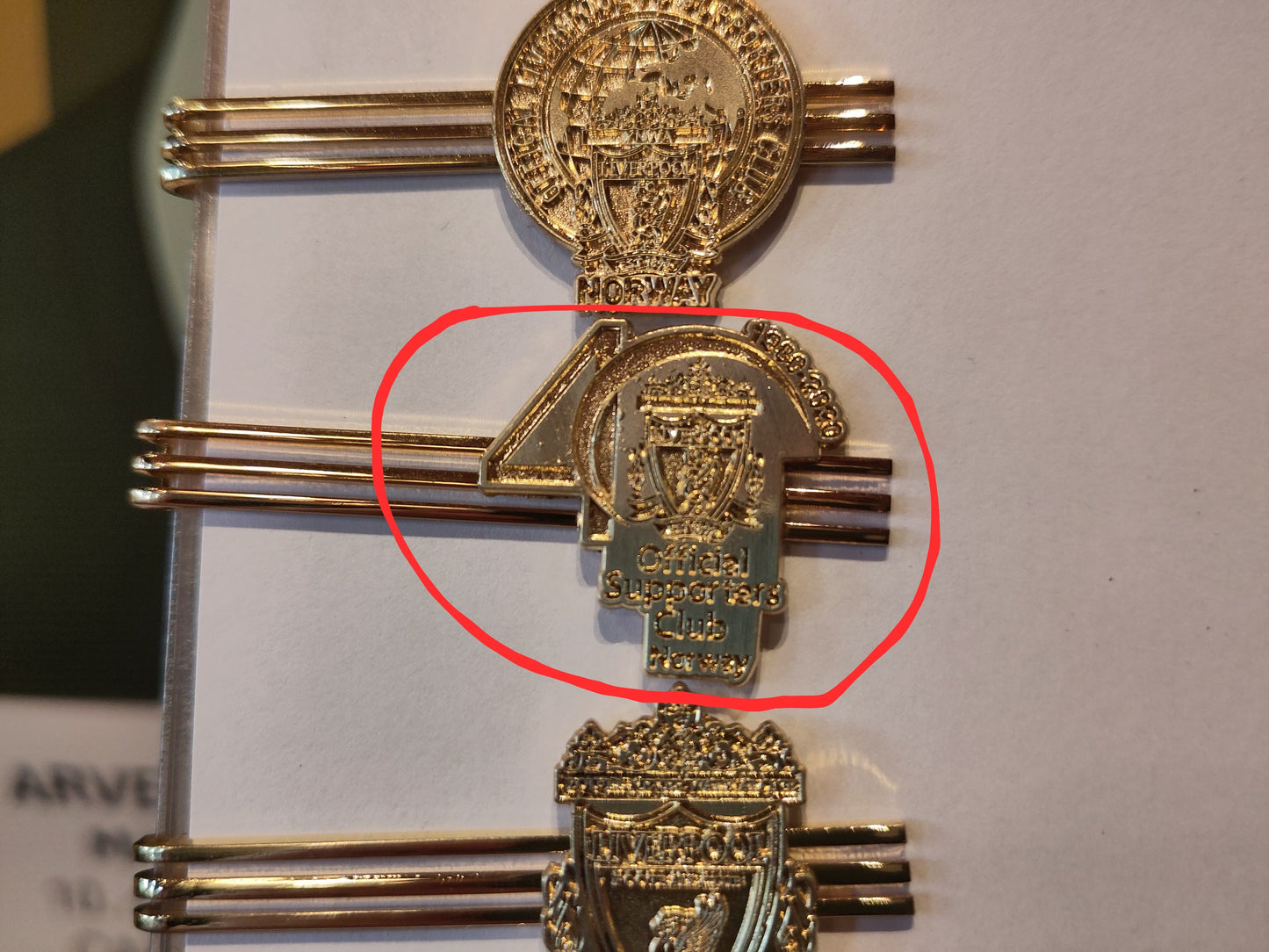 Slipsnåler (fotball diverse)*