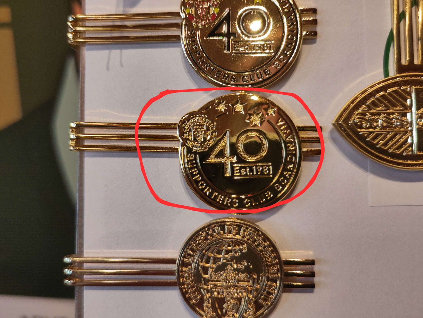 Slipsnåler (fotball diverse)*