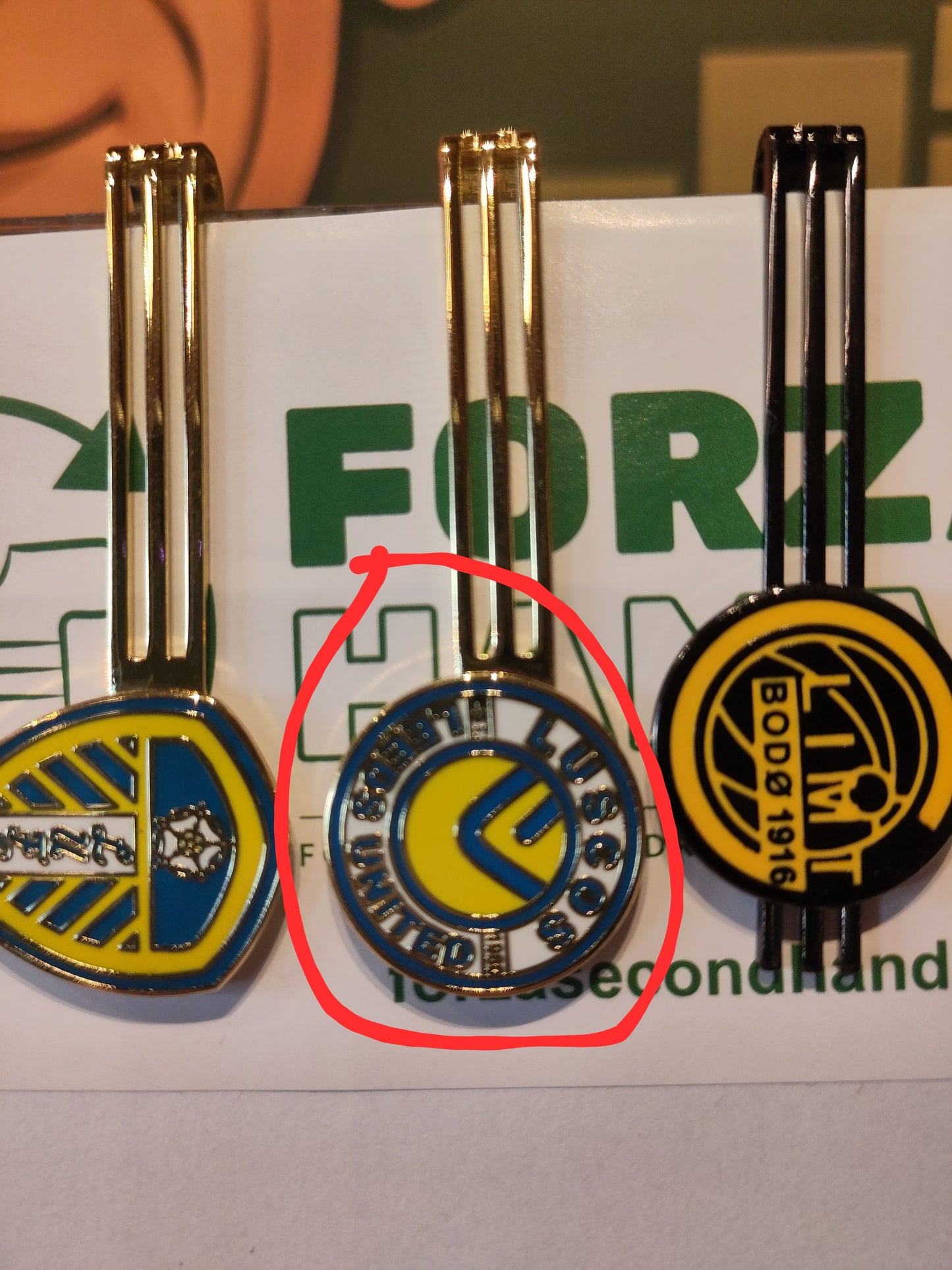 Slipsnåler (fotball diverse)*