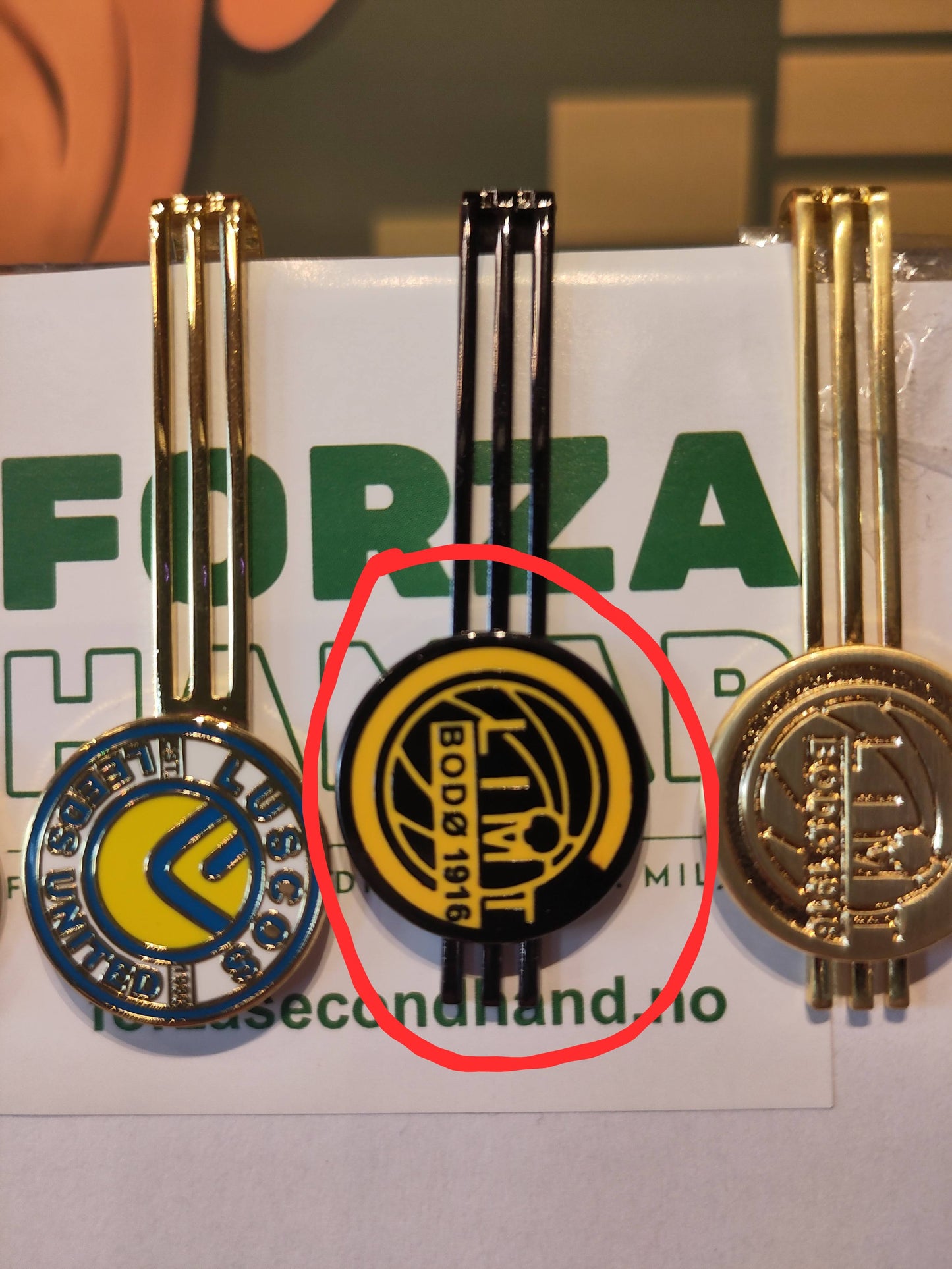 Slipsnåler (fotball diverse)*