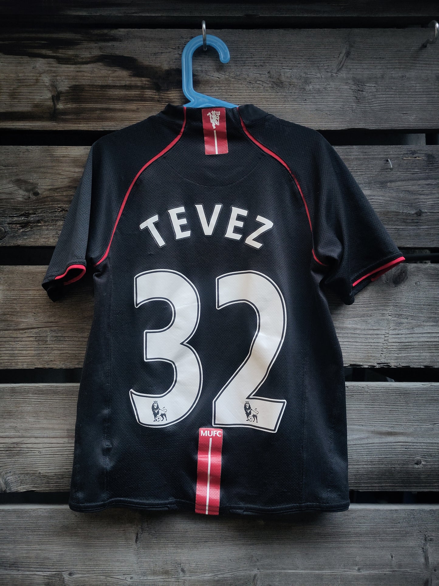 Manchester United drakt 2007-08 borte Tevez barn