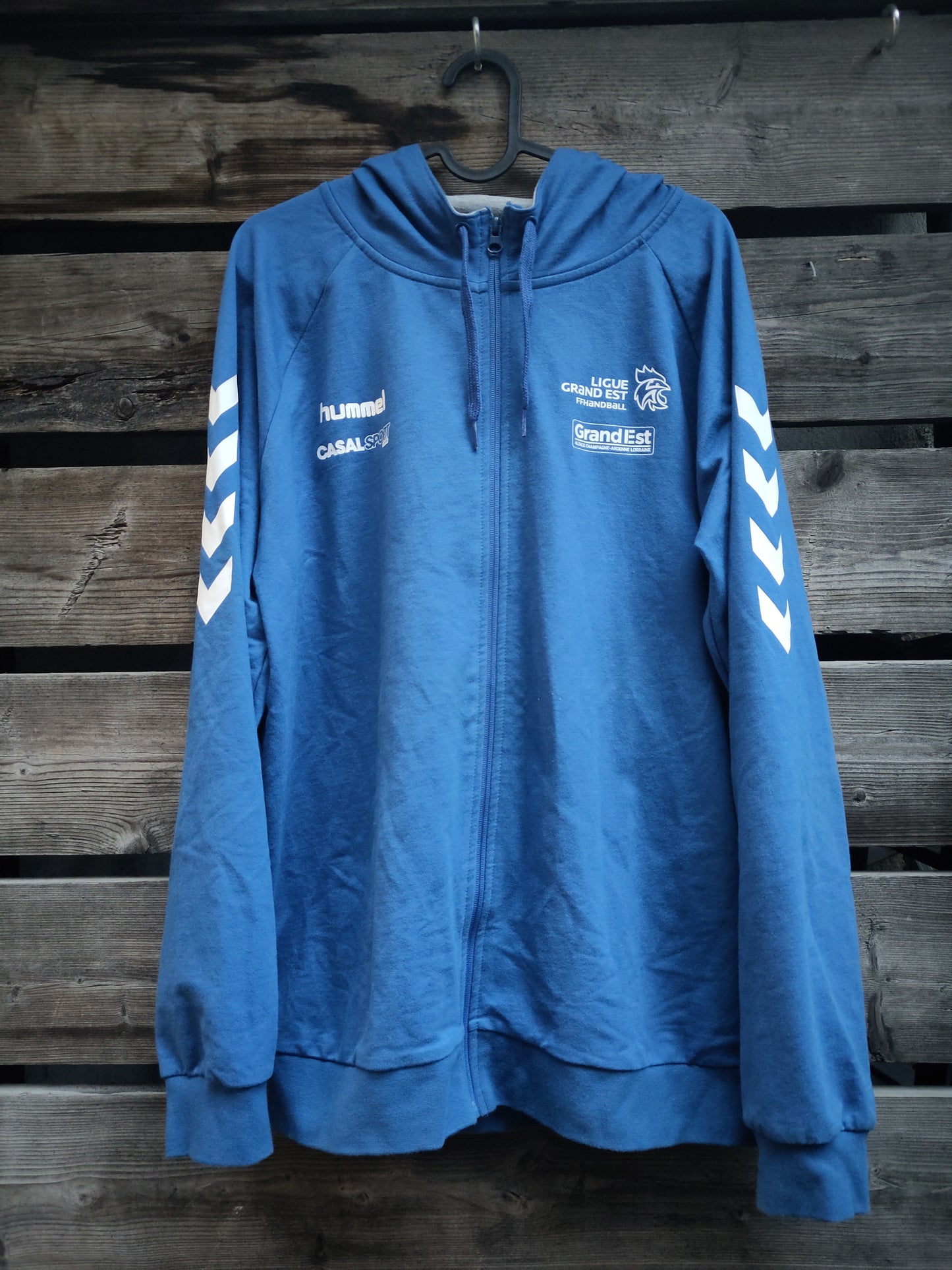 Frankrike Håndball hettejakke blå Ligue Grand Est