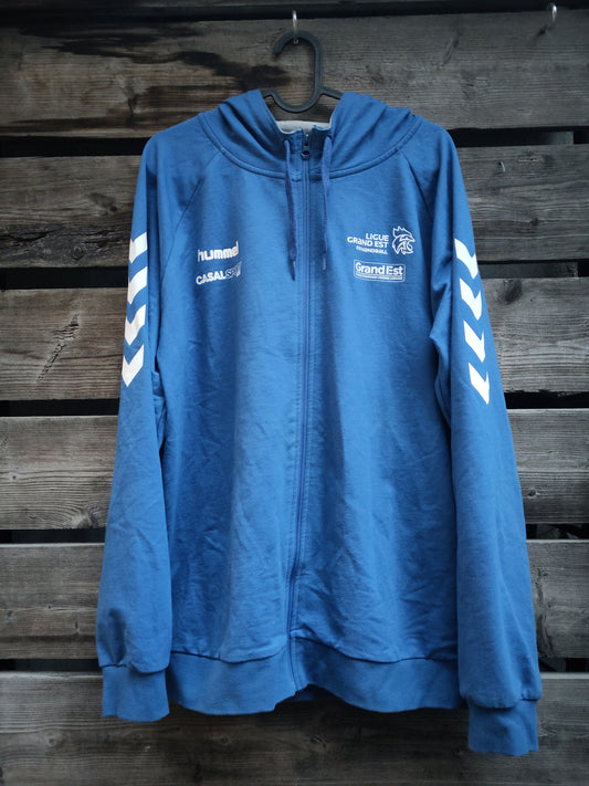 Frankrike Håndball hettejakke blå Ligue Grand Est