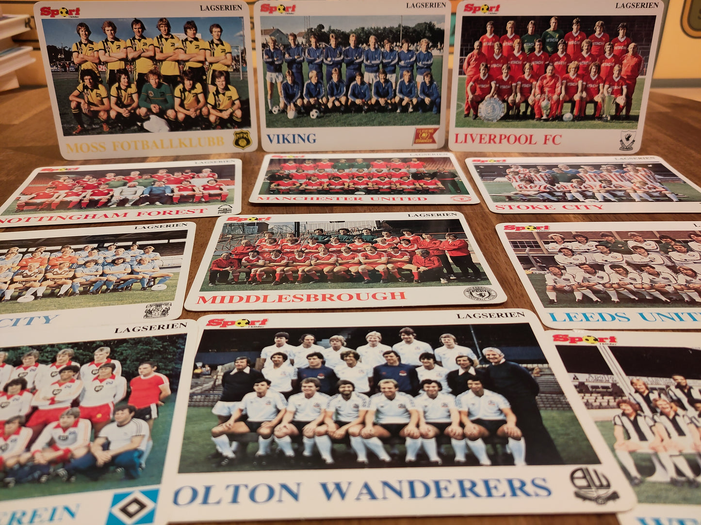 Kort: Lagserien norske og internasjonale lag