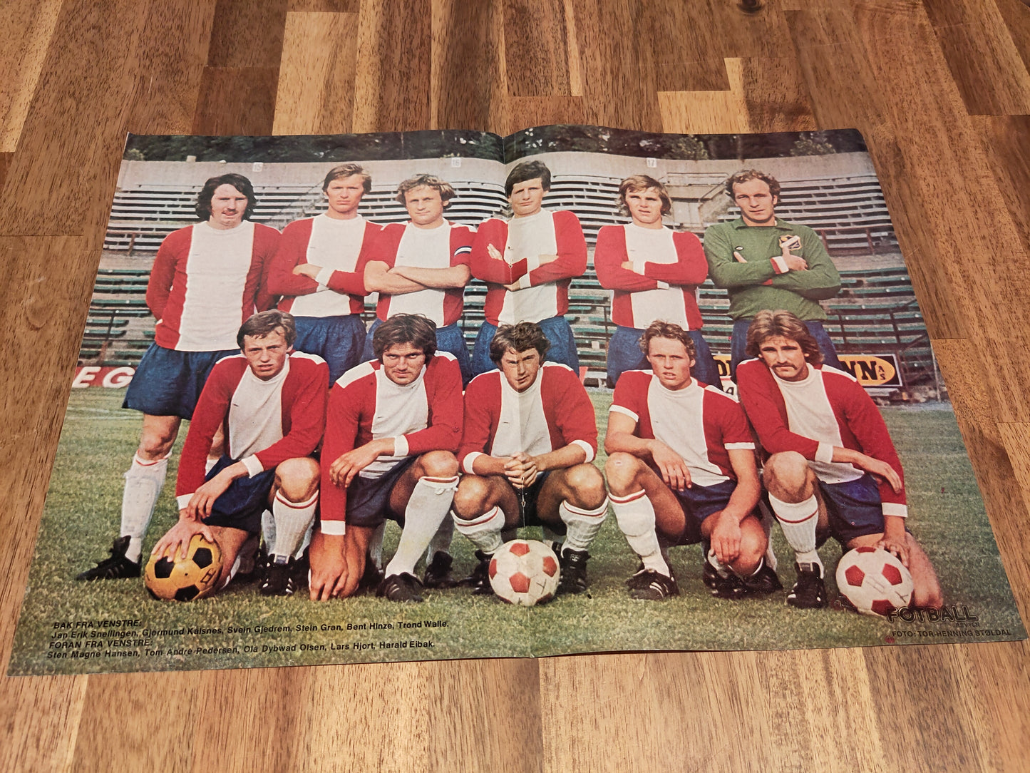 Plakater: Lagbilder norske lag 70-tall