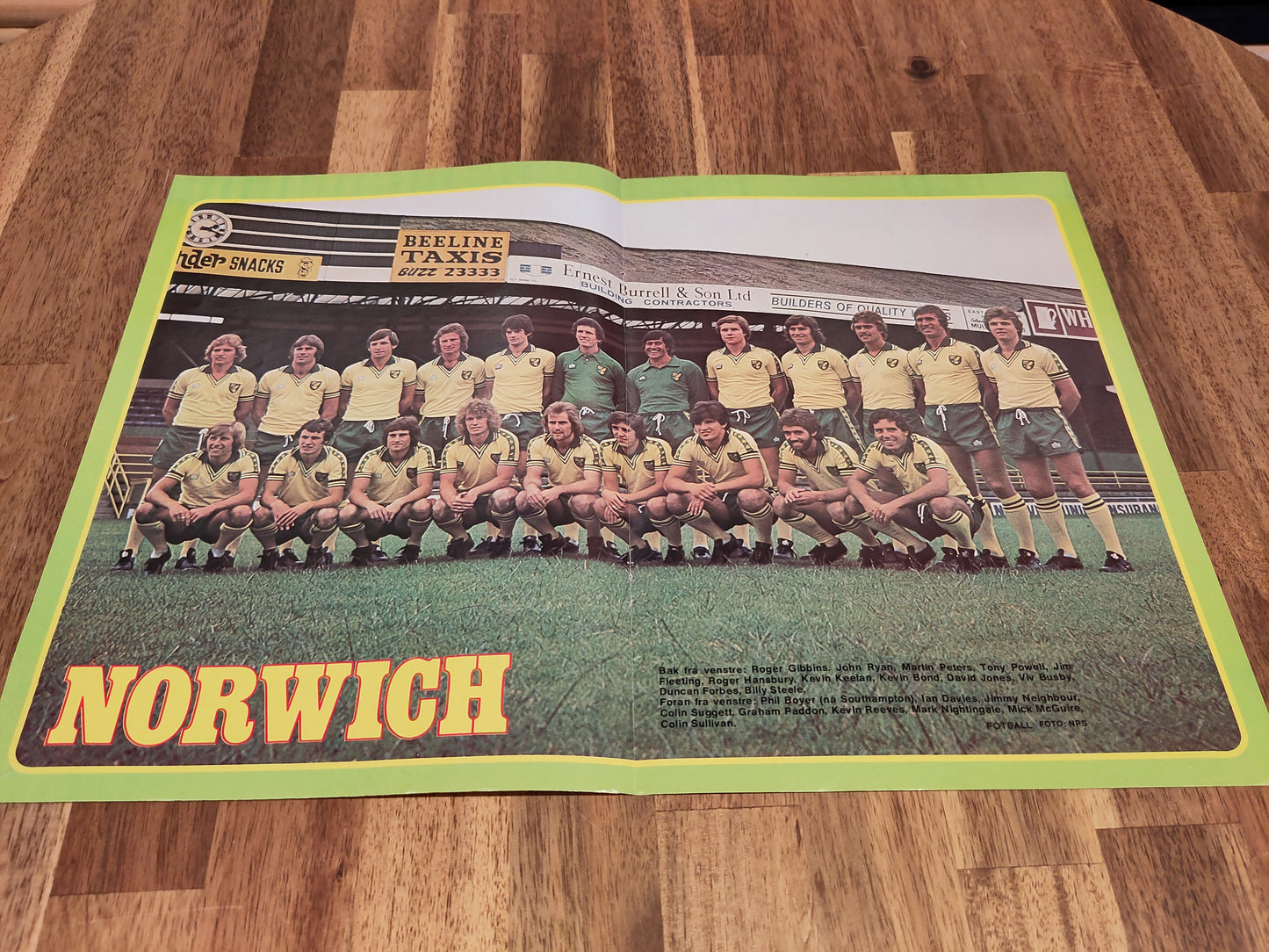 Plakater: Lagbilder engelske lag 70-tall