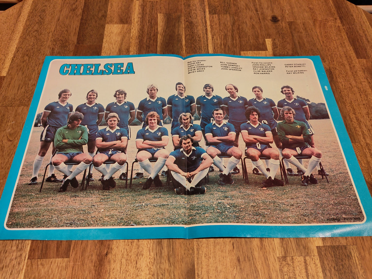 Plakater: Lagbilder engelske lag 70-tall