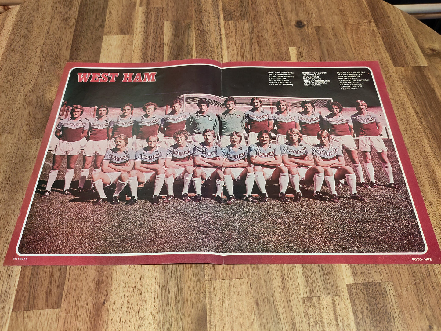 Plakater: Lagbilder engelske lag 70-tall