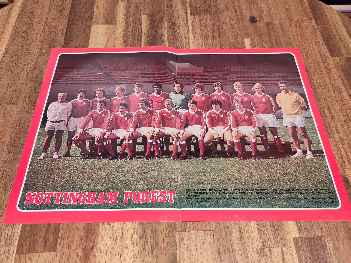 Plakater: Lagbilder engelske lag 70-tall