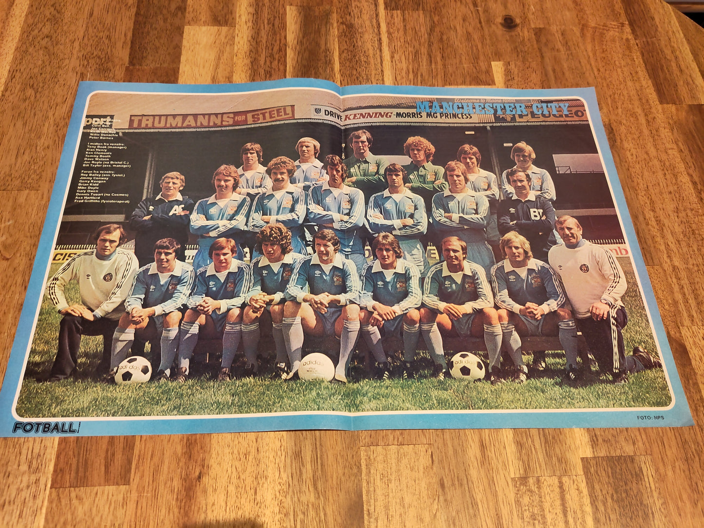 Plakater: Lagbilder engelske lag 70-tall