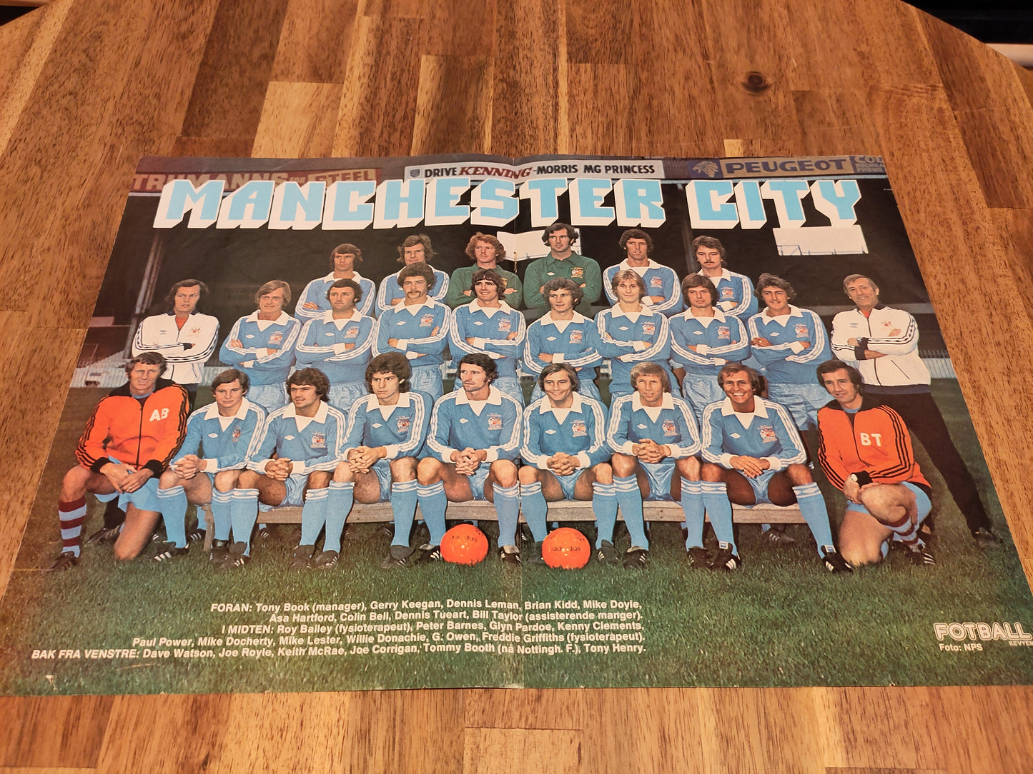 Plakater: Lagbilder engelske lag 70-tall