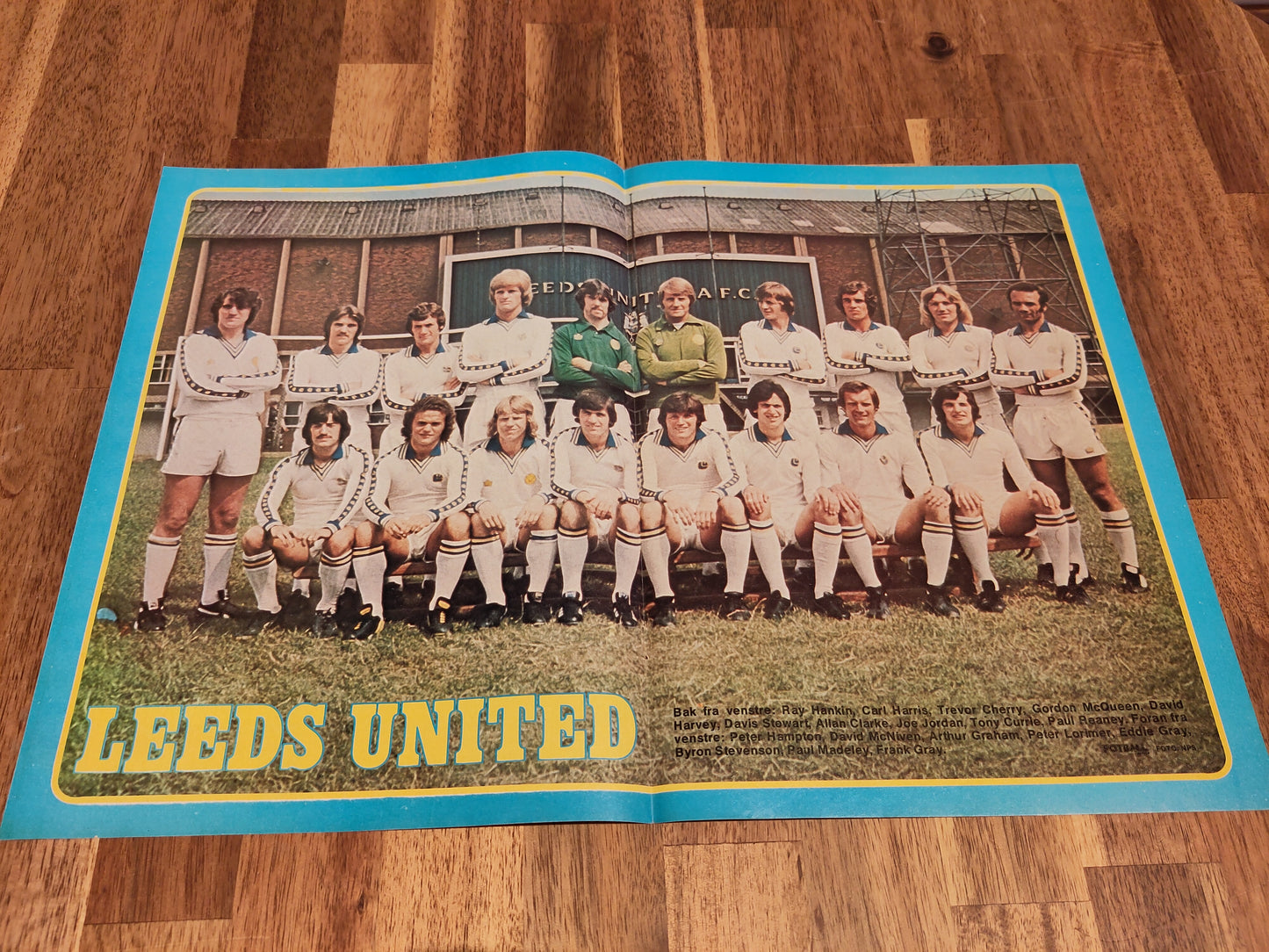 Plakater: Lagbilder engelske lag 70-tall