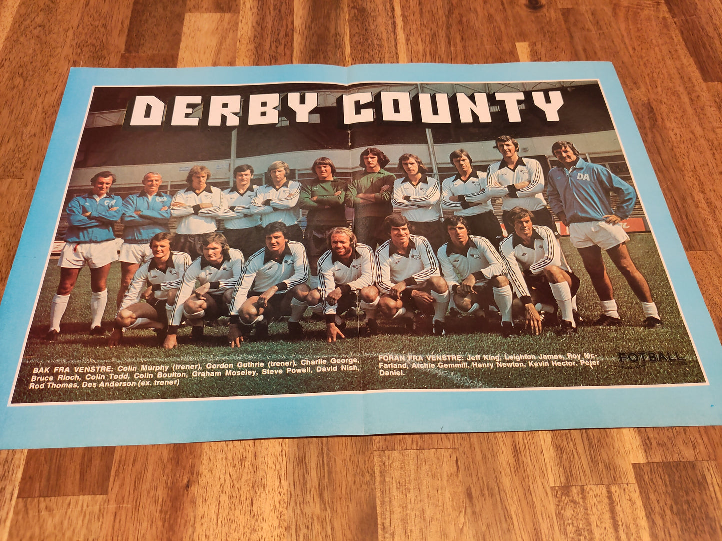 Plakater: Lagbilder engelske lag 70-tall