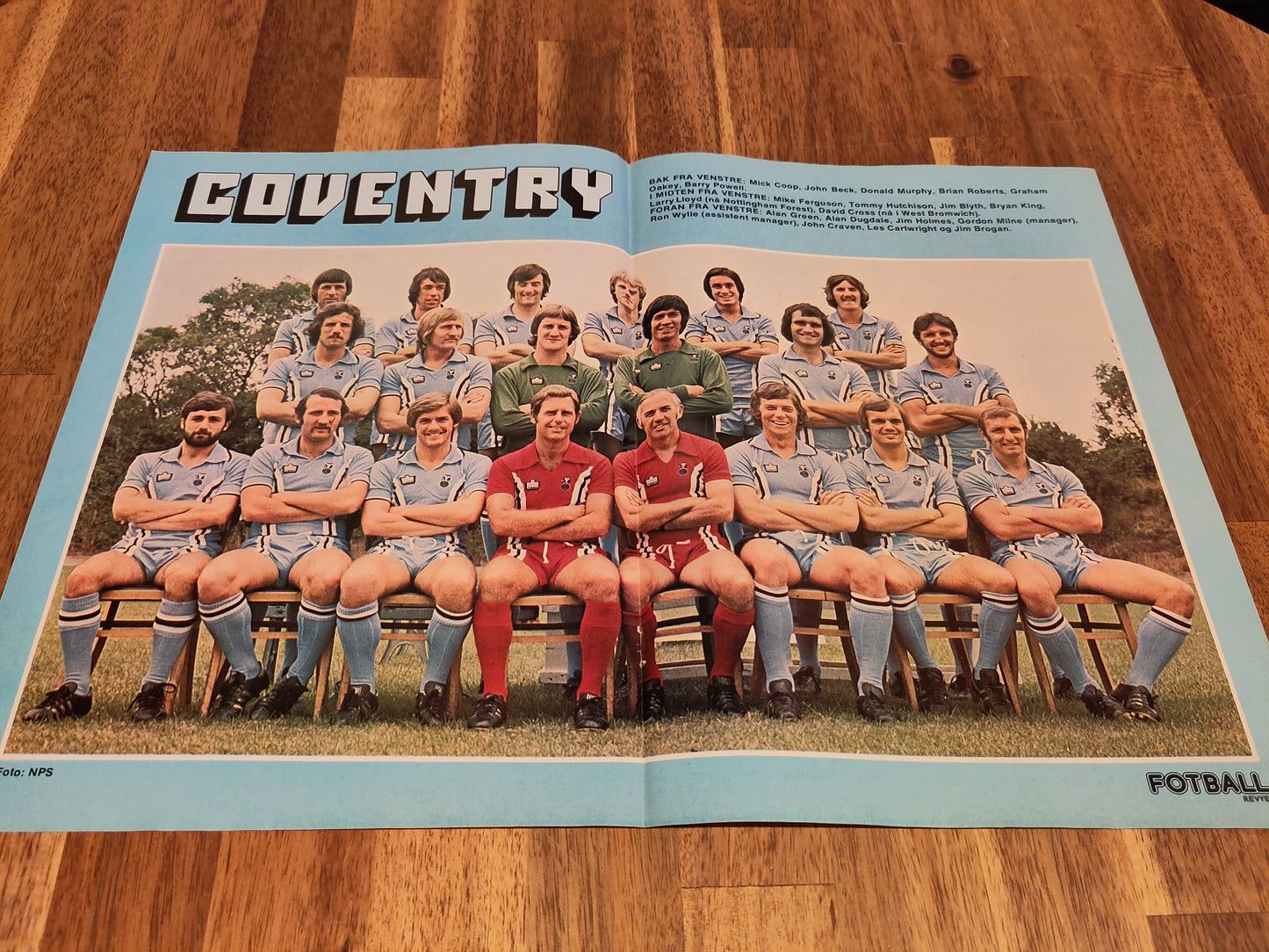 Plakater: Lagbilder engelske lag 70-tall