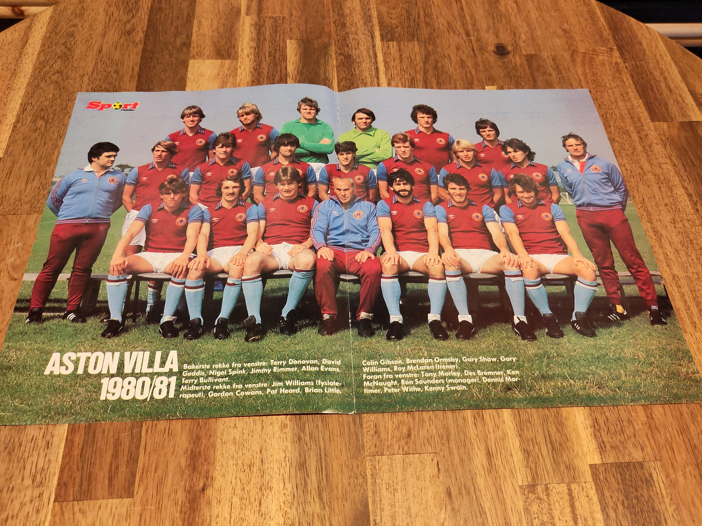 Plakater: Lagbilder engelske lag 70-tall