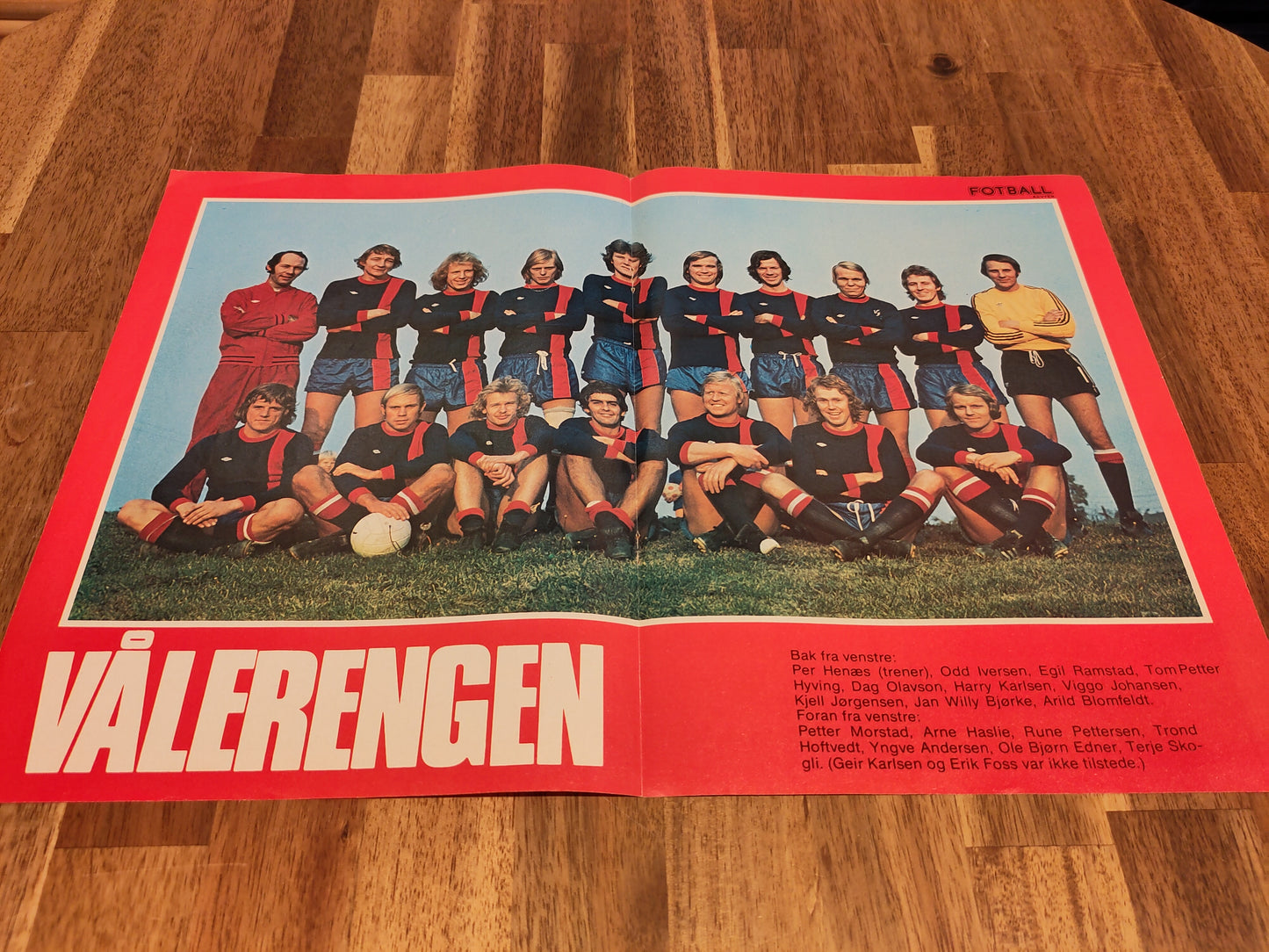 Plakater: Lagbilder norske lag 70-tall