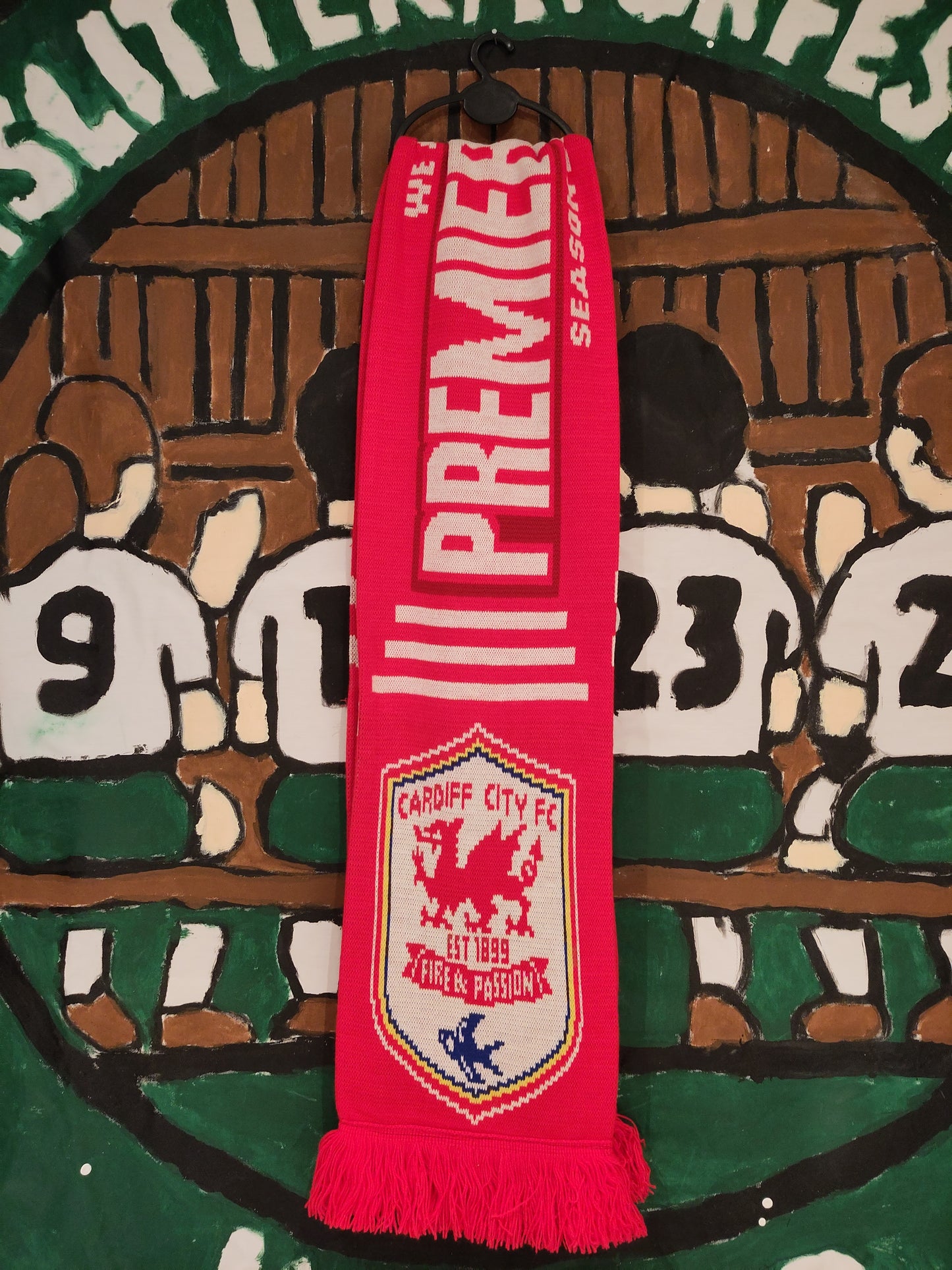 Cardiff skjerf Premier League 2013-14*