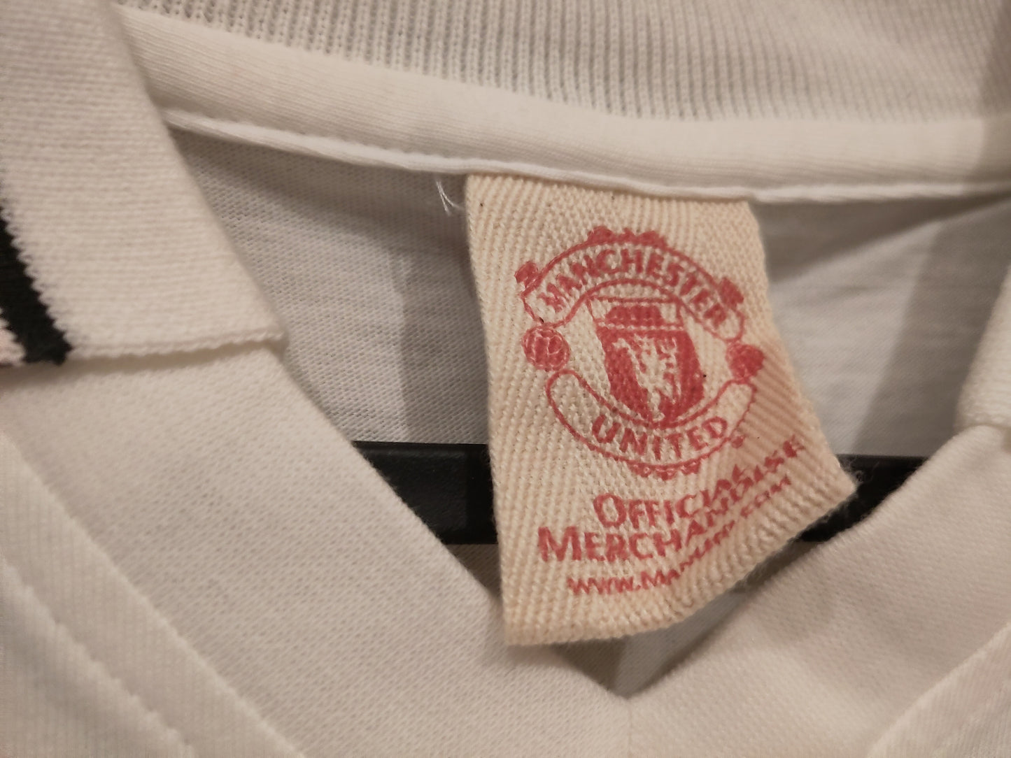 Manchester United drakt 1976-80 borte retro signert McIlroy & McCreery*