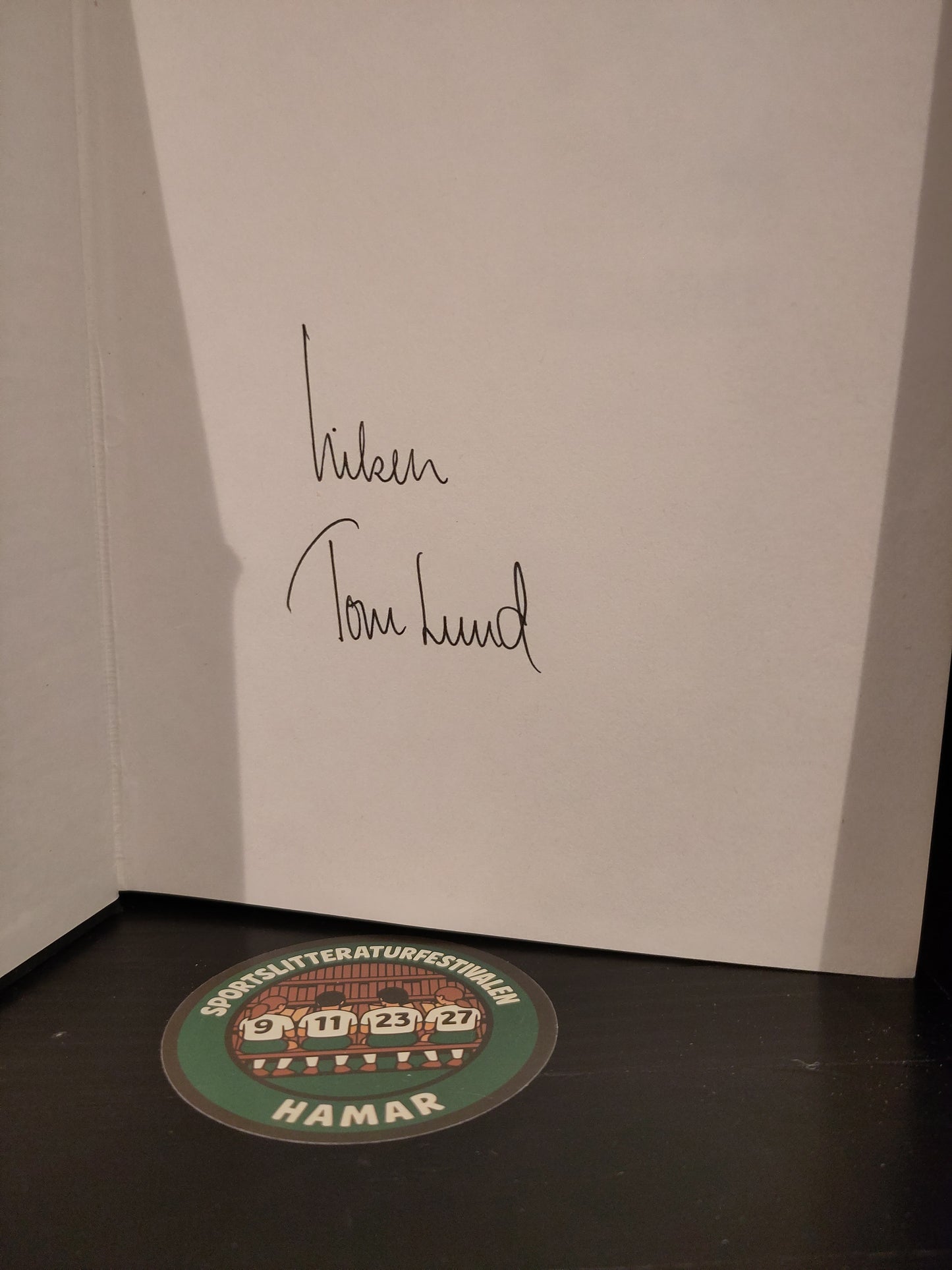 BOK: Tommy - biografi Tom Lund signert (Jon Haaland) v2*