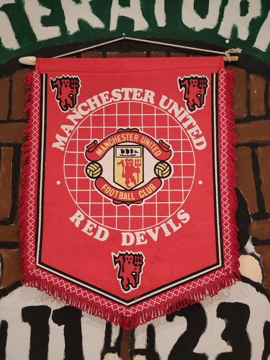 Manchester United vimpel Red Devils 1985*