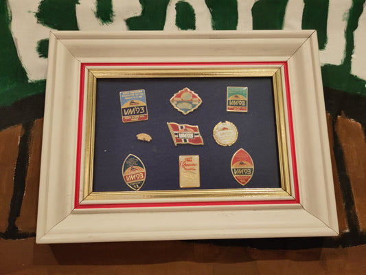 VM på skøyter 1993 Hamar pins i ramme*