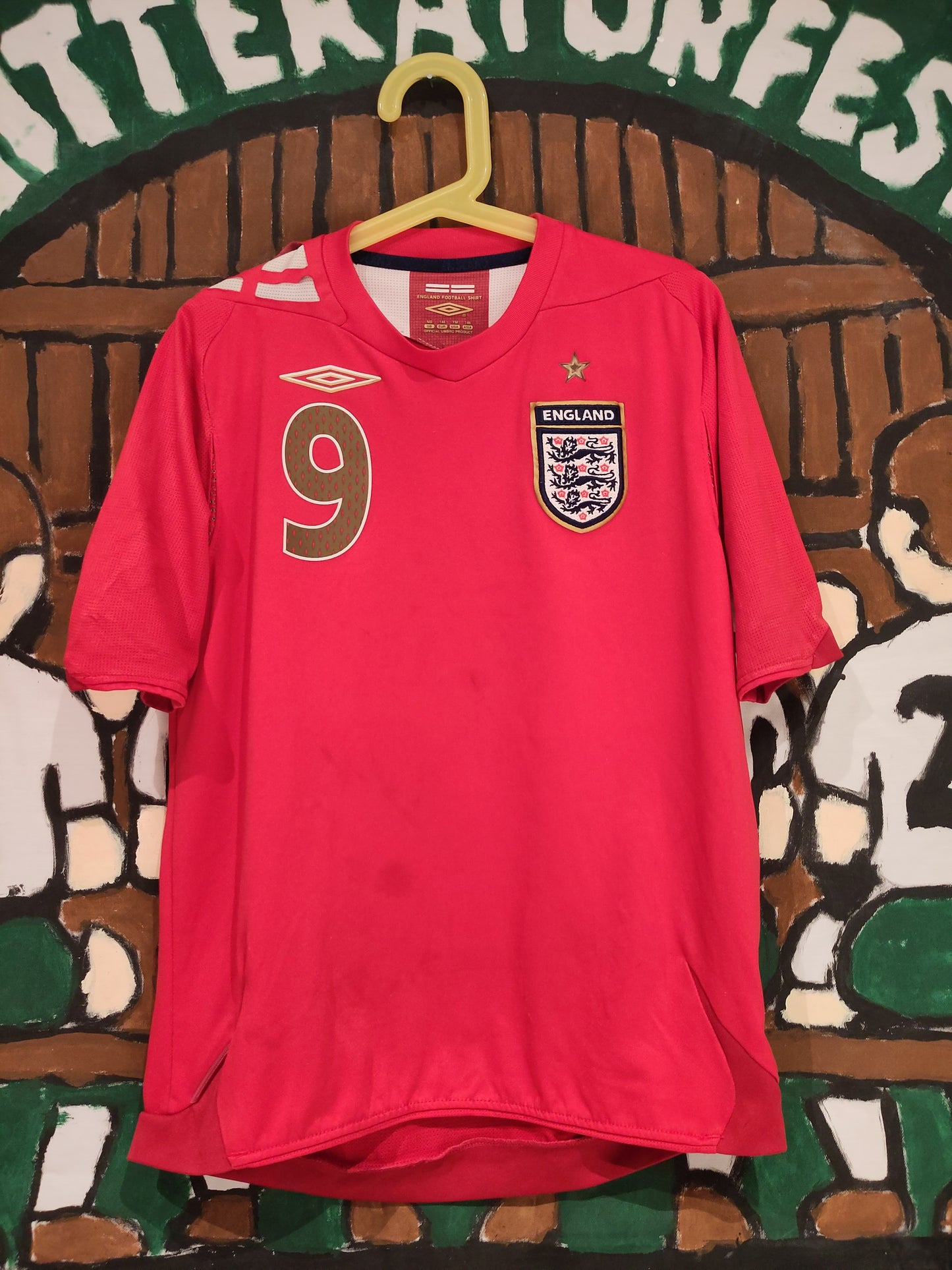 England drakt 2006-08 borte Rooney barn*