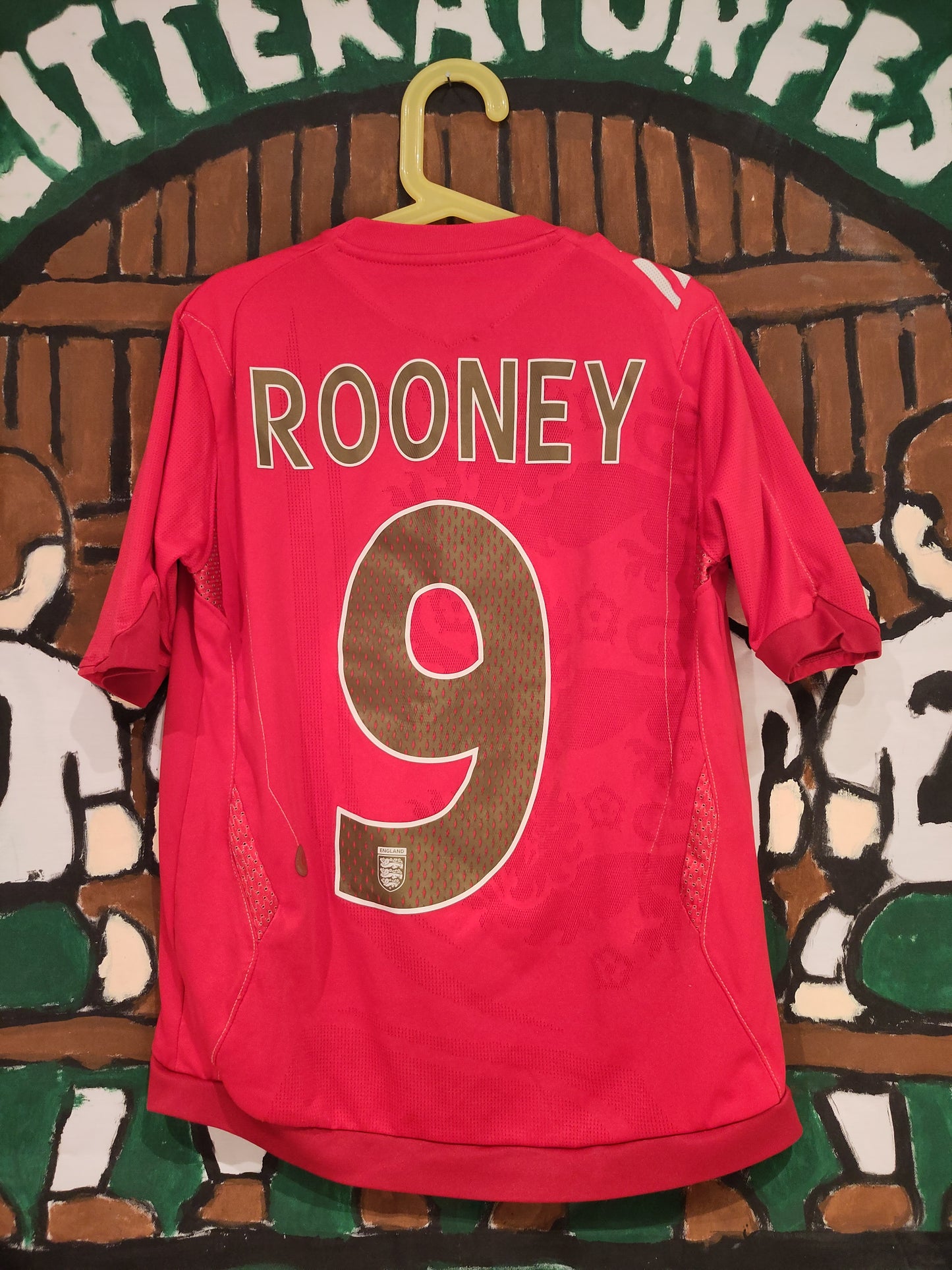 England drakt 2006-08 borte Rooney barn*