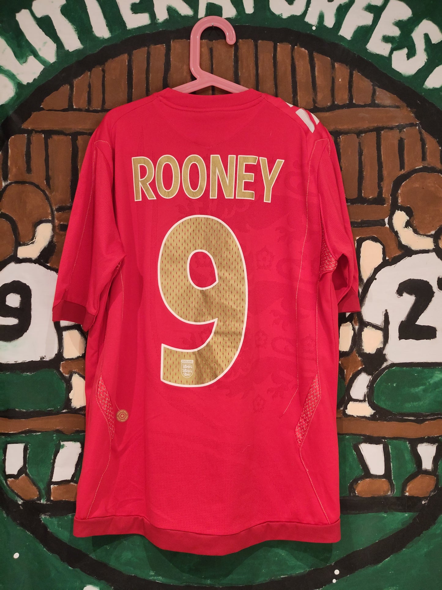 England drakt 2006-08 borte Rooney ungdom*