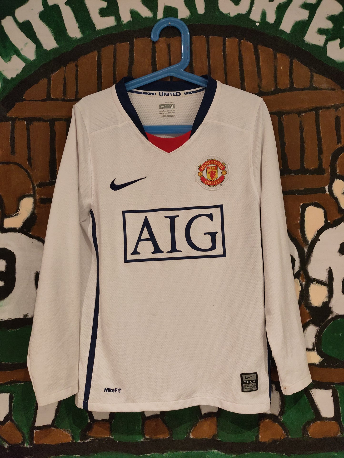 Manchester United drakt 2008-10 borte/tredje barn langermet*