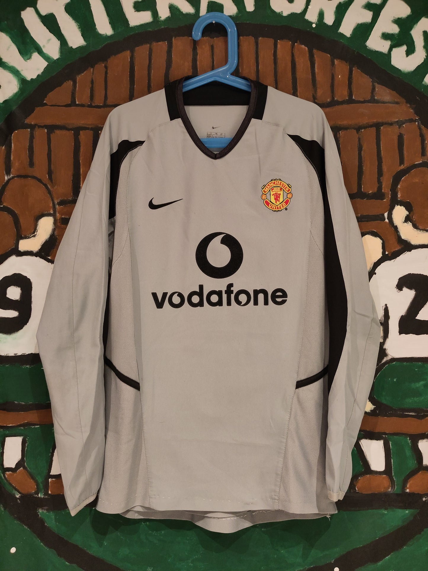Manchester United drakt 2002-04 keeper Barthez barn*