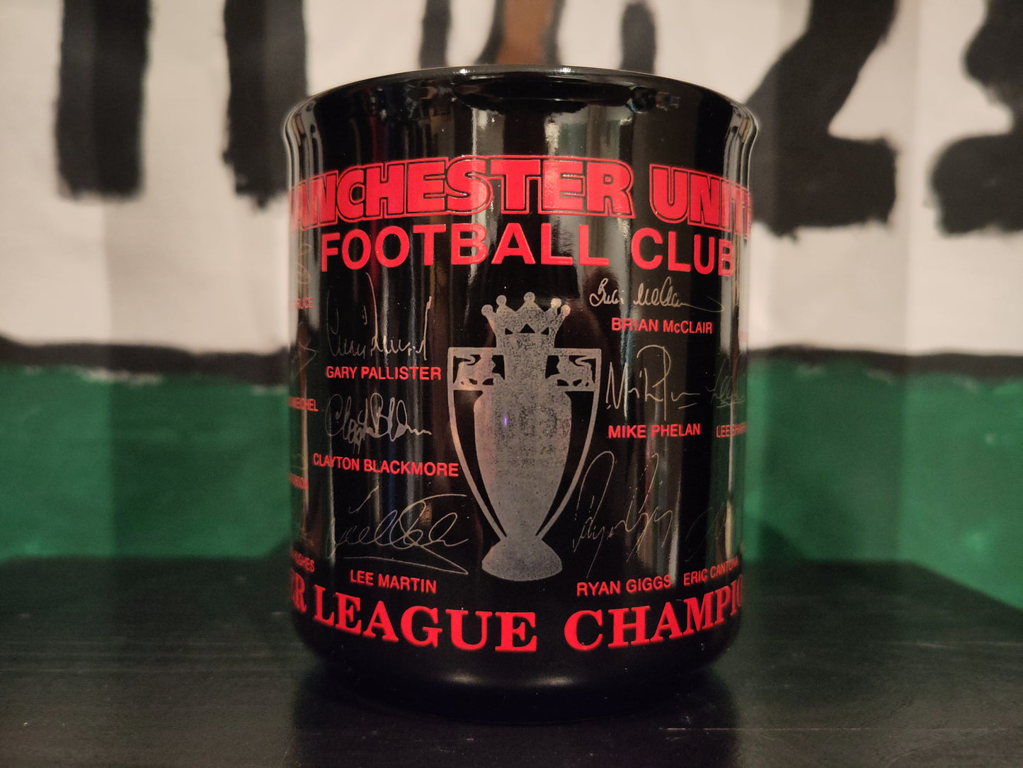 Manchester United krus PL Champions 1993 m/ autografer*