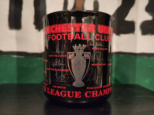 Manchester United krus PL Champions 1993 m/ autografer*