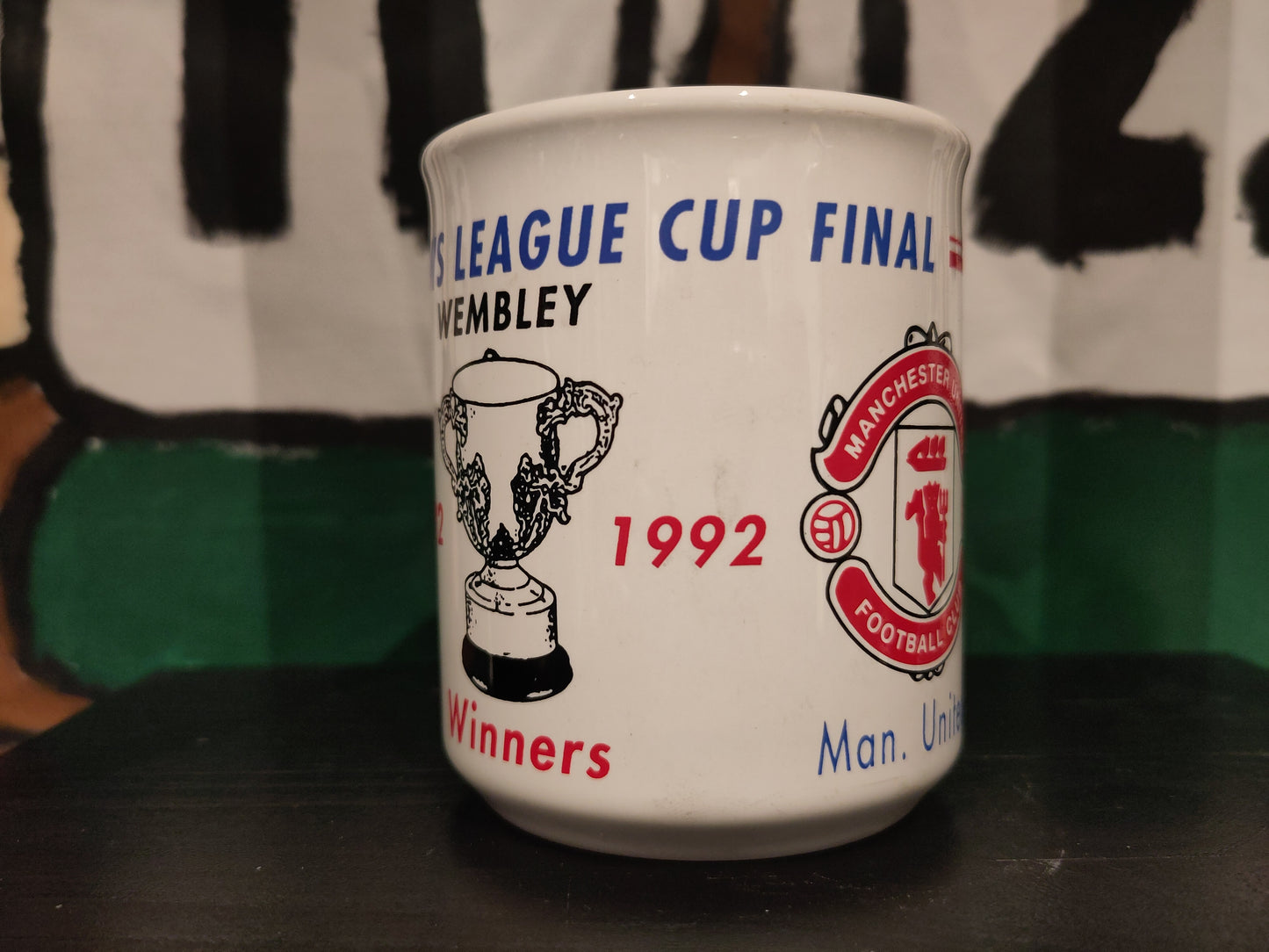 Manchester United krus League Cup Final 1991-92 Nottingham vs Manchester United*