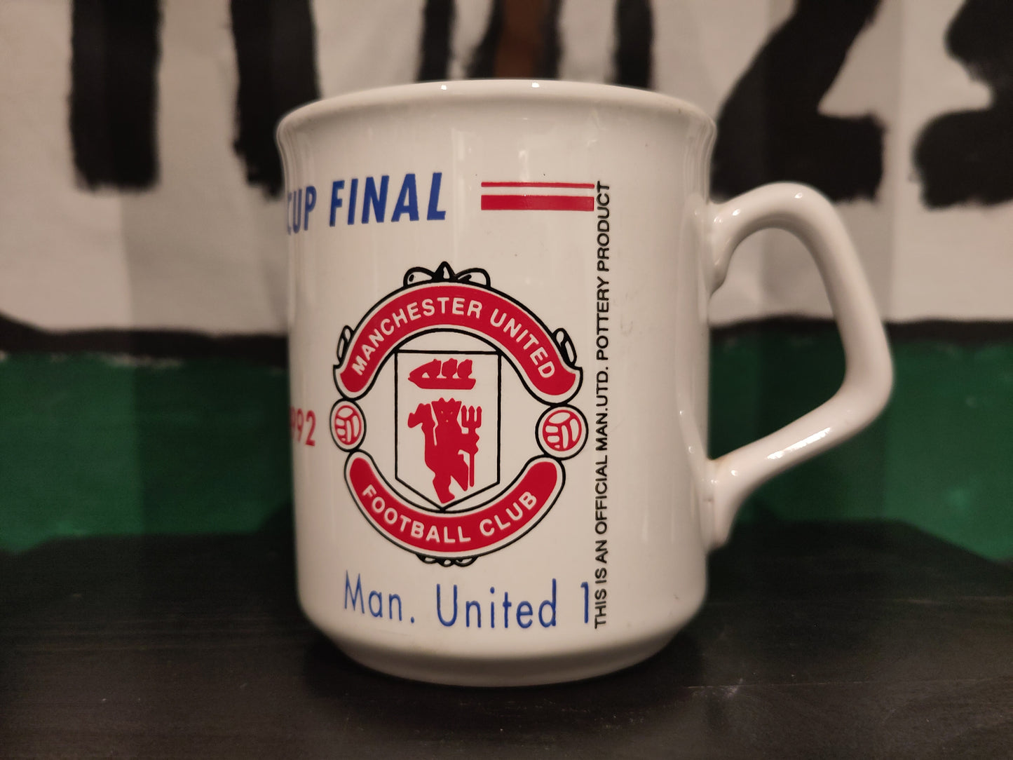 Manchester United krus League Cup Final 1991-92 Nottingham vs Manchester United*