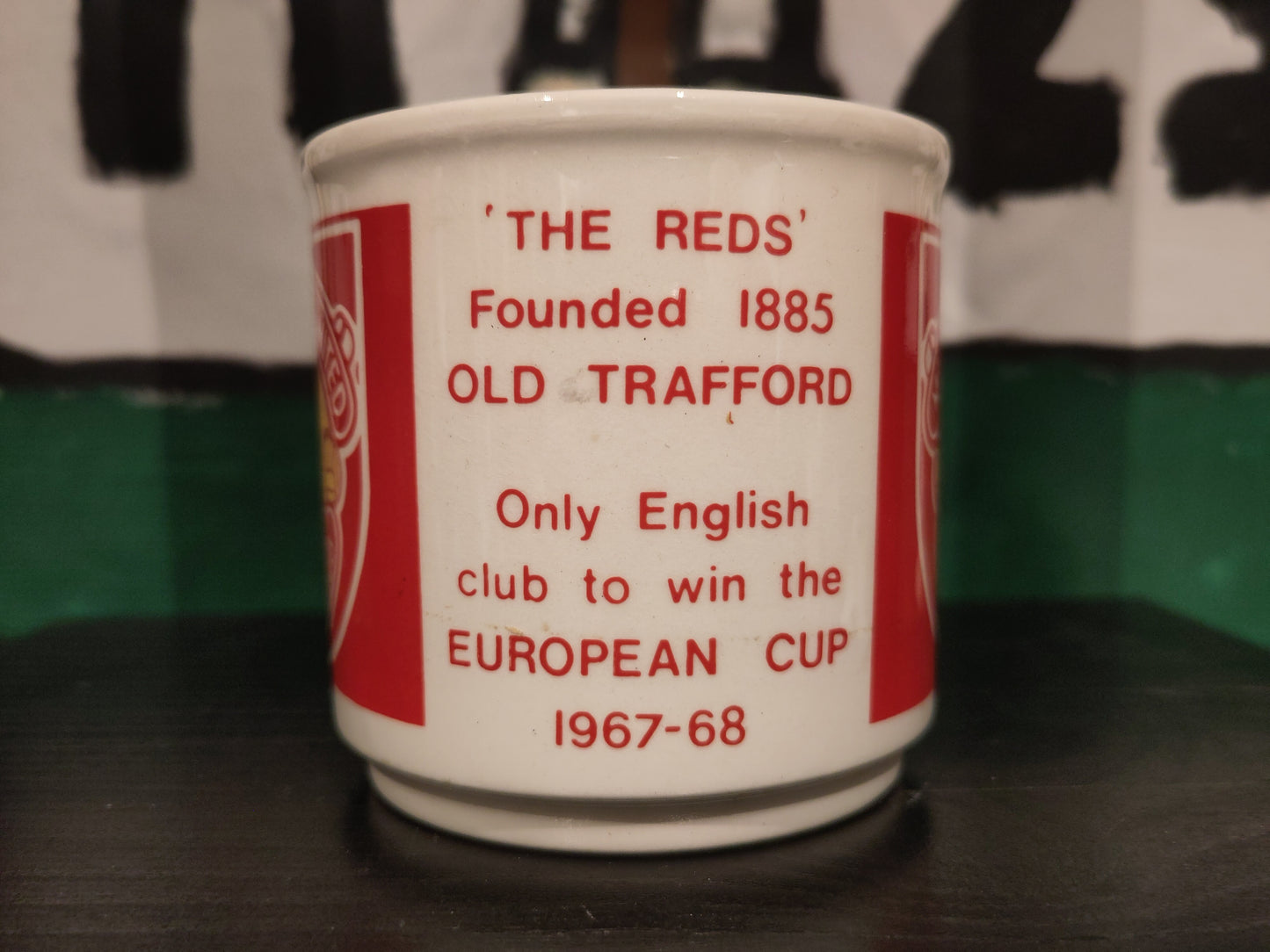 Manchester United krus vintage European Cup 1967-68*