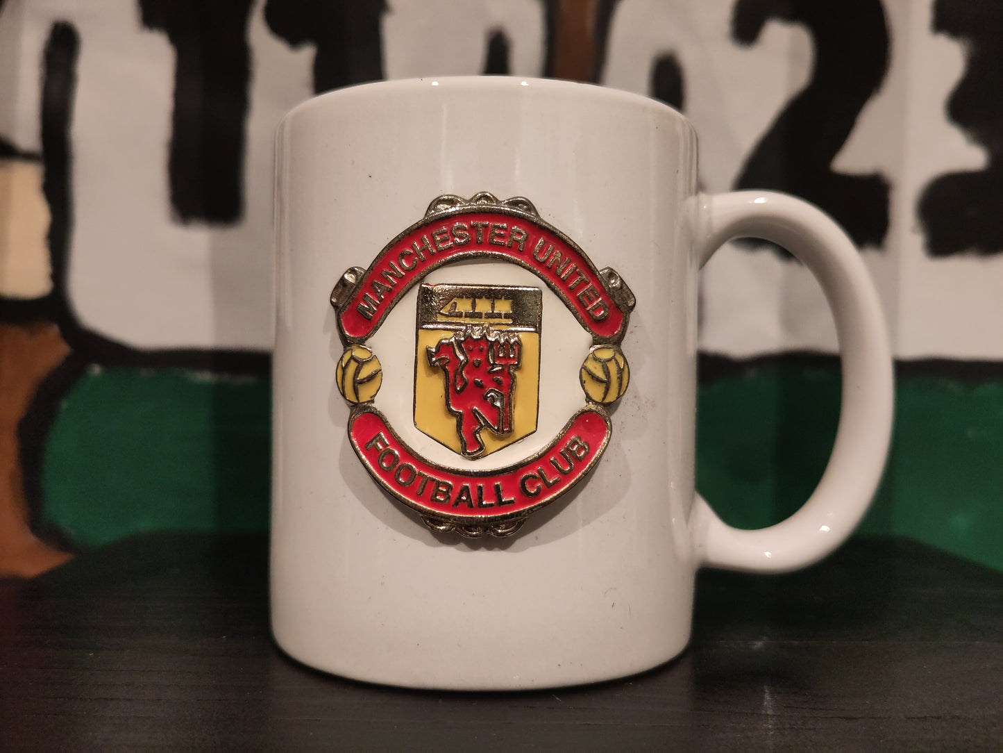 Manchester United krus vintage håndlaget*