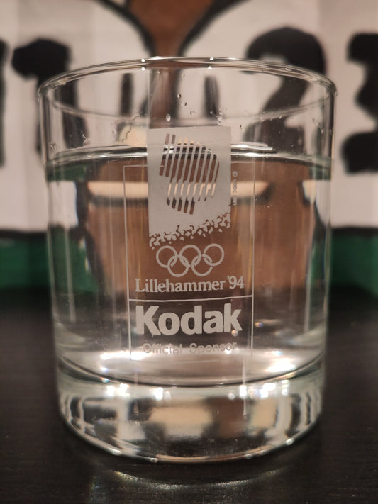 OL 1994 Lillehammer glass whiskey Kodak*