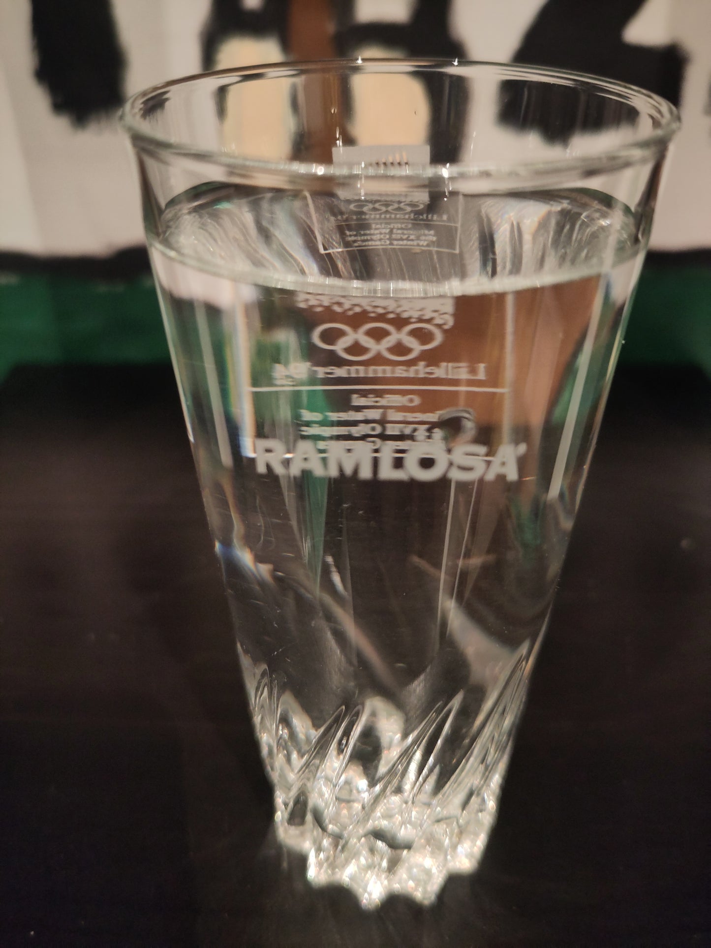 OL 1994 Lillehammer glass Ramlösa*