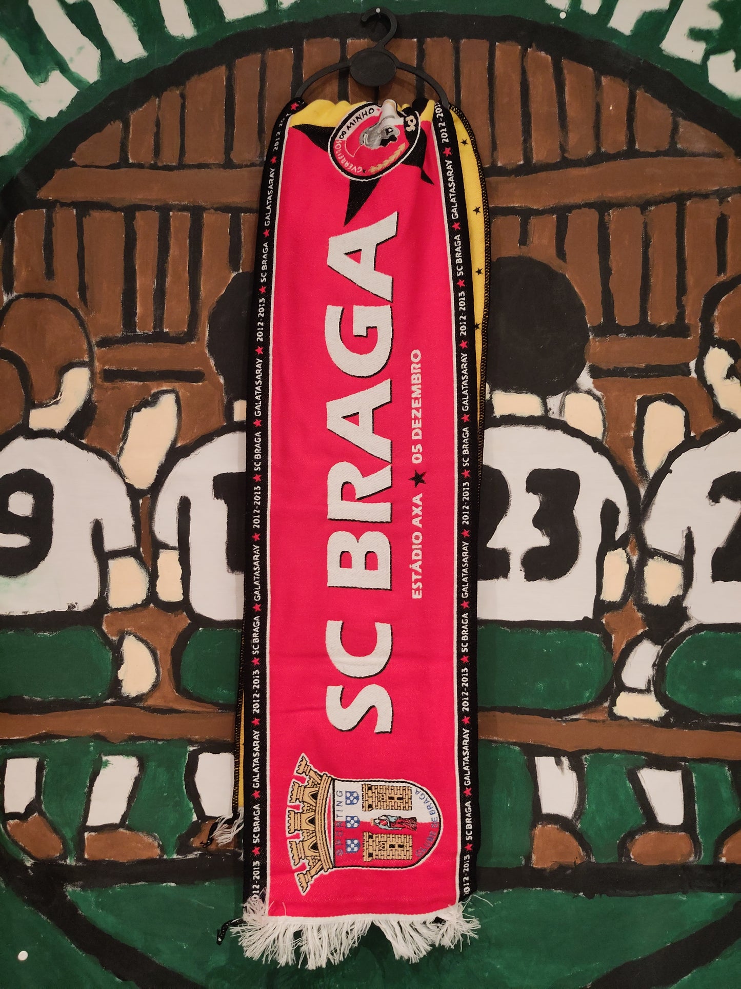 Braga skjerf half&half Galatasaray Champions League 2012-13
