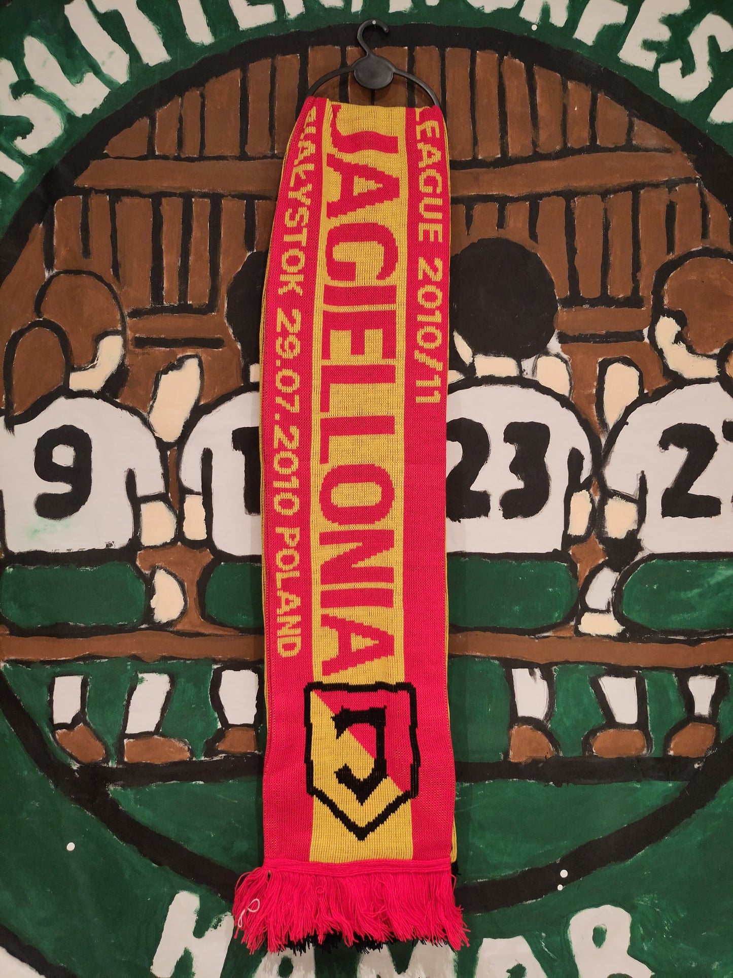 Aris skjerf half&half Jagiellonia Europa League 2010-11