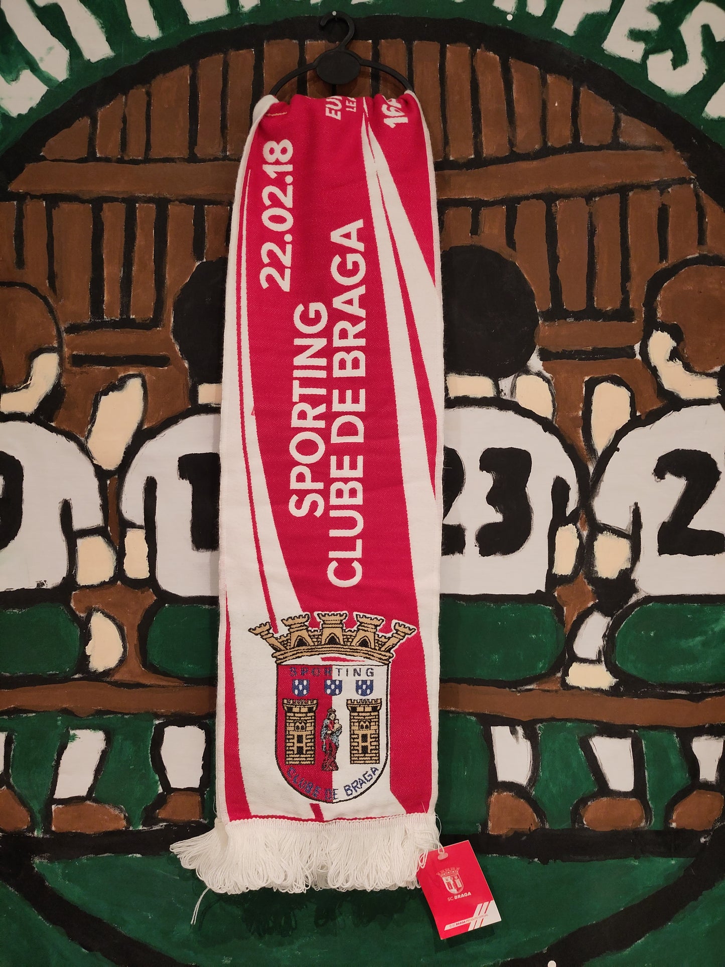 Braga skjerf half&half Marseille Europa League 2017-18
