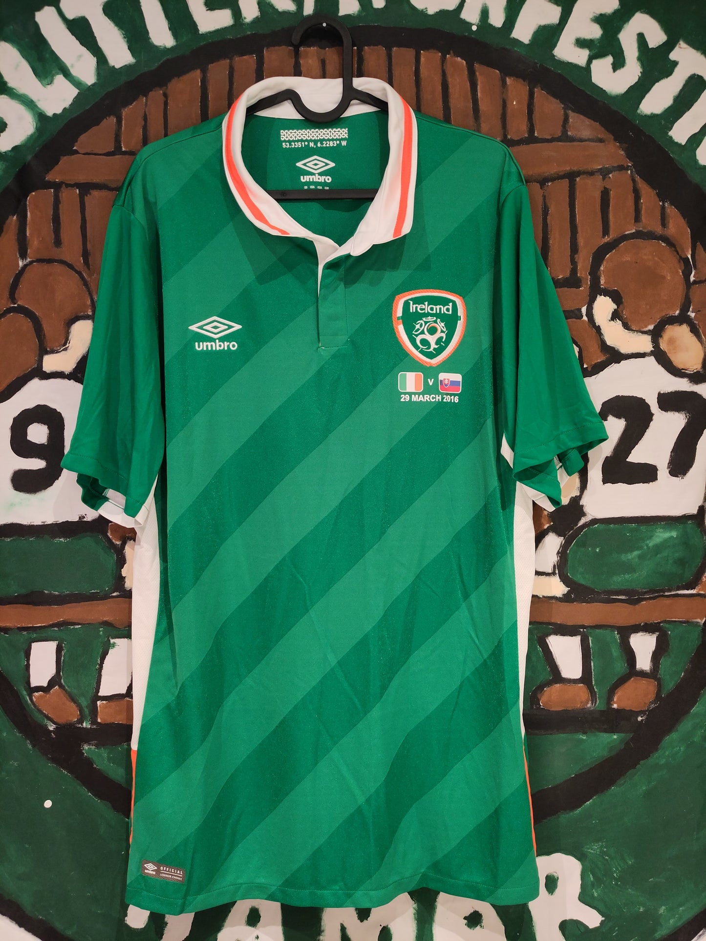Irland drakt 2016 hjemme (BNWT)