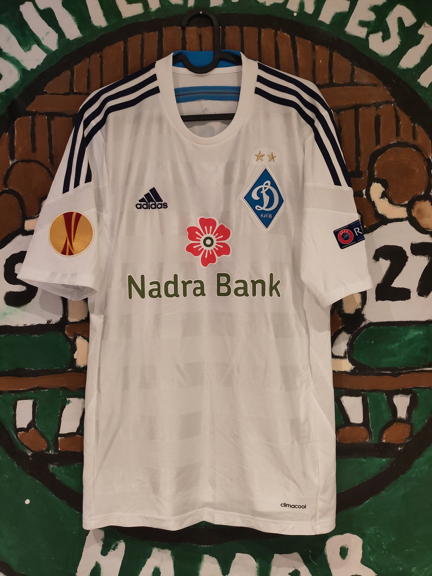 Dynamo Kyiv drakt 2014-15 hjemme player issued Sydorchuk