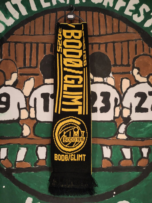 Bodø/Glimt skjerf half&half Borussia Dortmund 2025