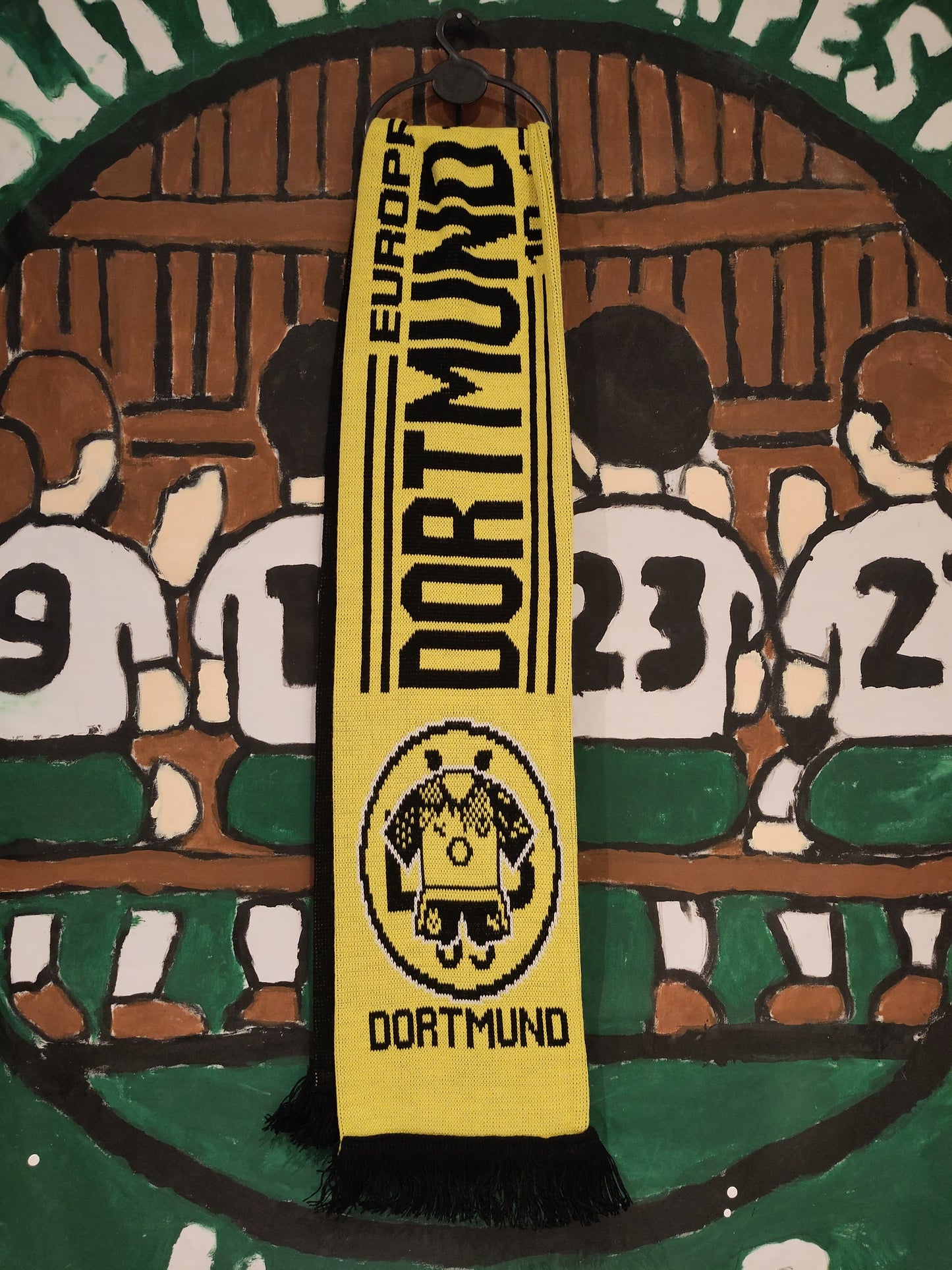 Bodø/Glimt skjerf half&half Borussia Dortmund 2025