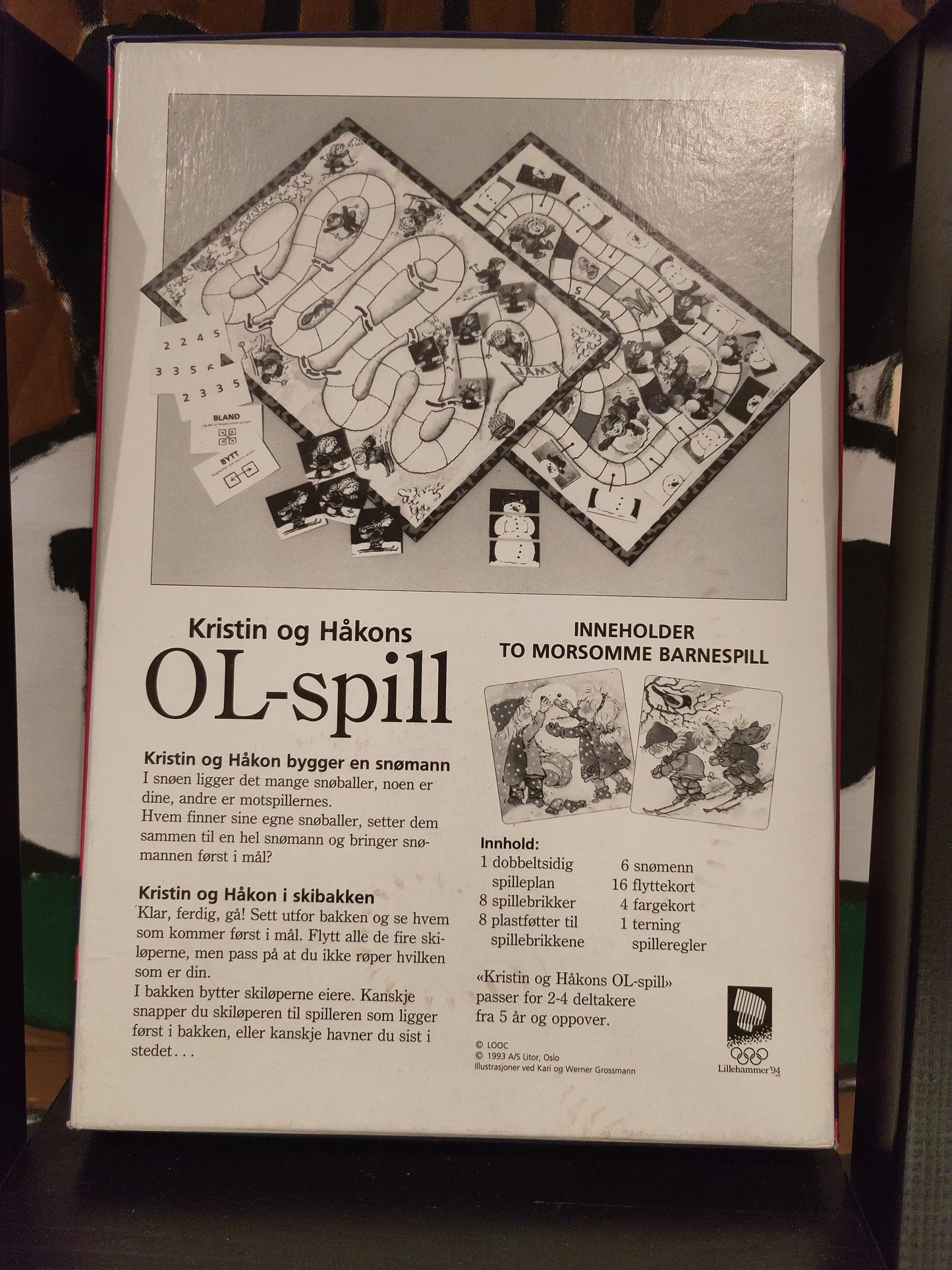OL 1994 Lillehammer spill Kristin & Håkon*