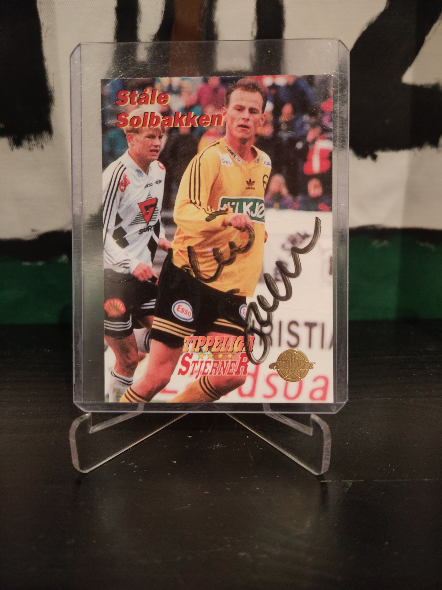 Fotballkort: Diverse signerte kort