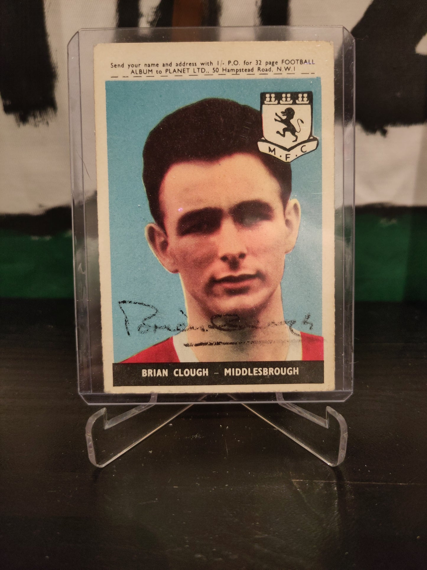 Signert kort: Brian Clough*